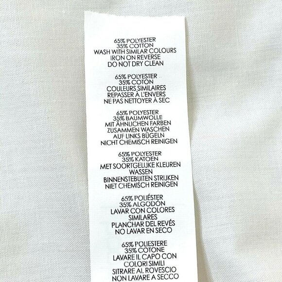 boohoo Women's size 6 Petite V Neck Smock Mini Dress 3/4 Sleeves White NEW - Picture 8 of 8